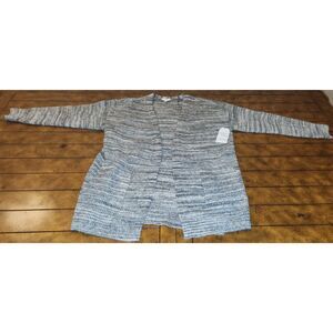 TIME AND TRU WOMEN’S GRAY OPEN FRONT CARDIGAN (NWT) Size M 8-10